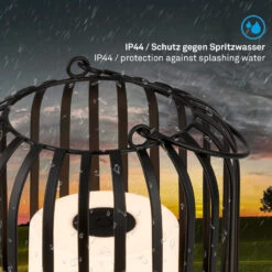 LED Akku-Tischleuchte, 13 Cm, 2W, 150lm Schwarz-gold -Briloner Store 70d722d83e1c446ed86c24fbc5155f65