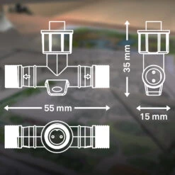 CONNECT TO SHINE 3er Set T-Verbinder Für System-Erweiterungen, IP67 11 CONNECT TO SHINE 3er Set T-Verbinder Für System-Erweiterungen, IP67 -Briloner Store 70ee956ee05f831b4647926b3543a34c