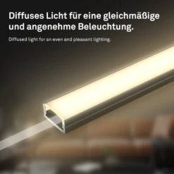 Pimp Your Stripe LED Strip 2m Mit Schalter + Alu-Profil Schwarz -Briloner Store 71c05927698e0b7c94d3cd217caed9a6