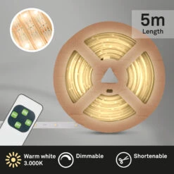 LED Streifen, 500 Cm, 15W, 240lm, 3000K, IP44 -Briloner Store 75413fcfb6b95056ea436d5f4201d4d3