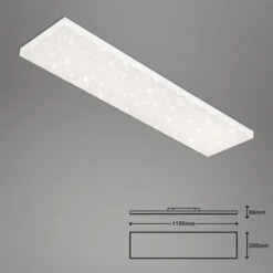 CCT LED Panel, 119,5 Cm, 38 W, Weiß -Briloner Store 79ee3cbdb6747707f352ad08a9a891d5