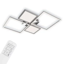 CCT LED Deckenleuchte, 65,2 Cm, 40 W, Chrom