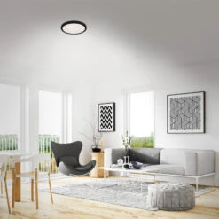 LED Deckenleuchte Ø 28 Cm 18W 2000lm Schwarz -Briloner Store 7d43398ab01e025e2a8b58172f39d1aa