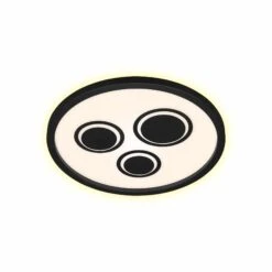 LED Panel, Ø 42,3 Cm, 3000 LUMEN, 22 WATT, Schwarz