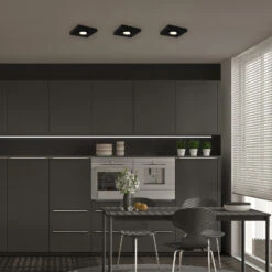 CTS Deckenleuchte, 12 Cm, 4W, 460lm, Schwarz -Briloner Store 80de61008ce14b44723a9da1e8420dc8