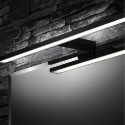LED Spiegelleuchte 60 Cm 8W 780lm Schwarz -Briloner Store 821d5c1867dc35daa6294ad0ca97f14d