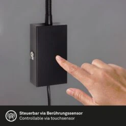 Touch Klemmleuchte Steckerleuchte 69 Cm 1x GU10 5W 400lm Schwarz -Briloner Store 85f358b9c2c3caf3f49f702720fe0bac