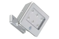 Sensor LED Außenleuchte 12 Cm 6x0,06W 7lm Titan