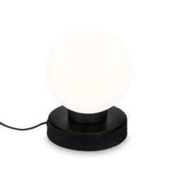 Tischleuchte, 15,7 Cm, Max. 25 W, Schwarz