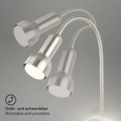 Backlight Wandleuchte, 39 Cm, 1x E14, Max. 10W, Matt-nickel -Briloner Store 87e07e44a5b5d319460391812ad04ab6