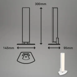 LED Akku-Tischleuchte, 30 Cm, Memory, 7W, 700lm, Weiß -Briloner Store 8895bf24f9381a28a28ca8b85ffc233a