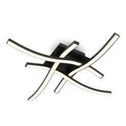 LED Wand- Und Deckenleuchte, 47,5 Cm, LED-Platine, 14,4 W, 350 Lm, Schwarz