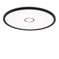 Slim LED Panel, Ø 42 Cm, 3000 LUMEN, 22 WATT, Schwarz