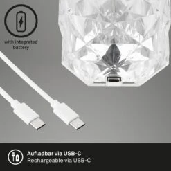 LED Akku-Tischleuchte, 21,5 Cm, 2,3W, 65lm Transparent 14 LED Akku-Tischleuchte, 21,5 Cm, 2,3W, 65lm Transparent -Briloner Store 8ab4fb84696af4809f5b8b435280c4c5