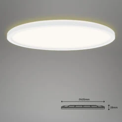 SLIM LED Panel, Ø 42 Cm, 2700 LUMEN, 22 WATT, Weiß -Briloner Store 8bd7f94d5e9348402df054746c75e1c4