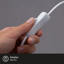 Tischleuchte, 38,5 Cm, 1x GU10, Max. 9W, Taubenblau -Briloner Store 8cadddb96c65fd5ab6841418e38b10e5