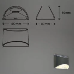 Solar LED Wandleuchte, 10 Cm, Anthrazit 13 Solar LED Wandleuchte, 10 Cm, Anthrazit -Briloner Store 8ef3b3faec89a30c6375cdb795a6c1e2