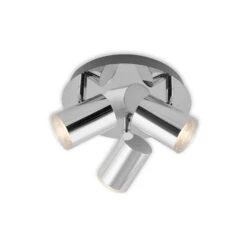 LED Spotleuchte Ø 21 Cm 3xGU10 Max. 5W Chrom