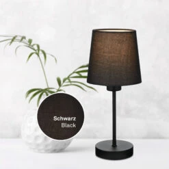 Tischleuchte, 31,4 Cm, Max. 25 W, Schwarz -Briloner Store 91cf84ed0aa65e65a335146646b8b39f