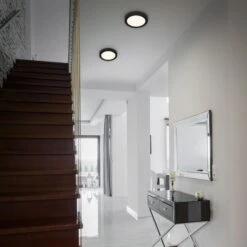 LED Deckenleuchte, Ø 22,5 Cm, 16,5 W, Schwarz 8 LED Deckenleuchte, Ø 22,5 Cm, 16,5 W, Schwarz -Briloner Store 94bb36f514177aed23d25e68e430bfdb