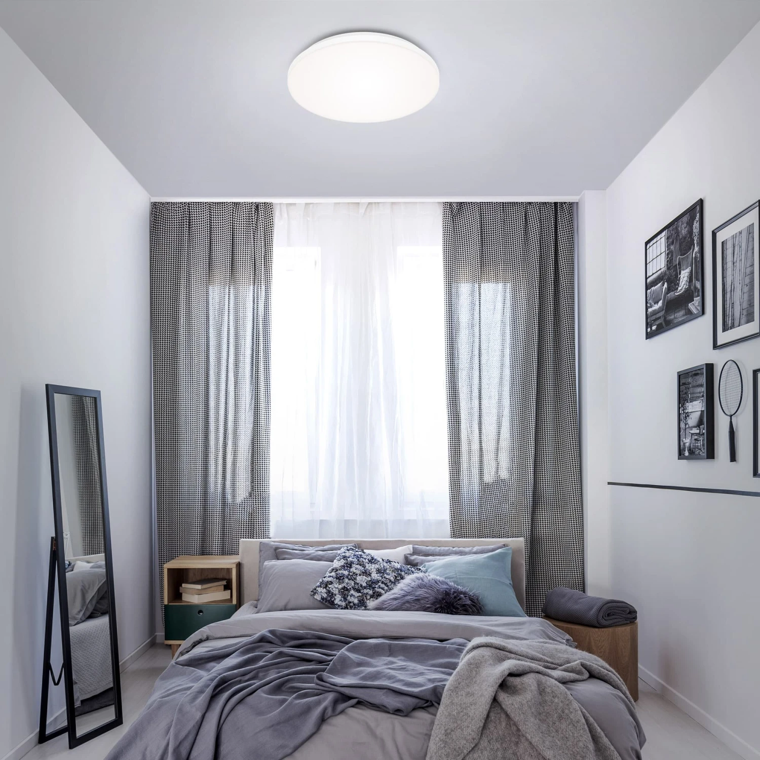 FRAMELESS LED Panel, Ø 30 Cm, 1600 LUMEN, 12 WATT, Weiß 2 FRAMELESS LED Panel, Ø 30 Cm, 1600 LUMEN, 12 WATT, Weiß – Bild 2