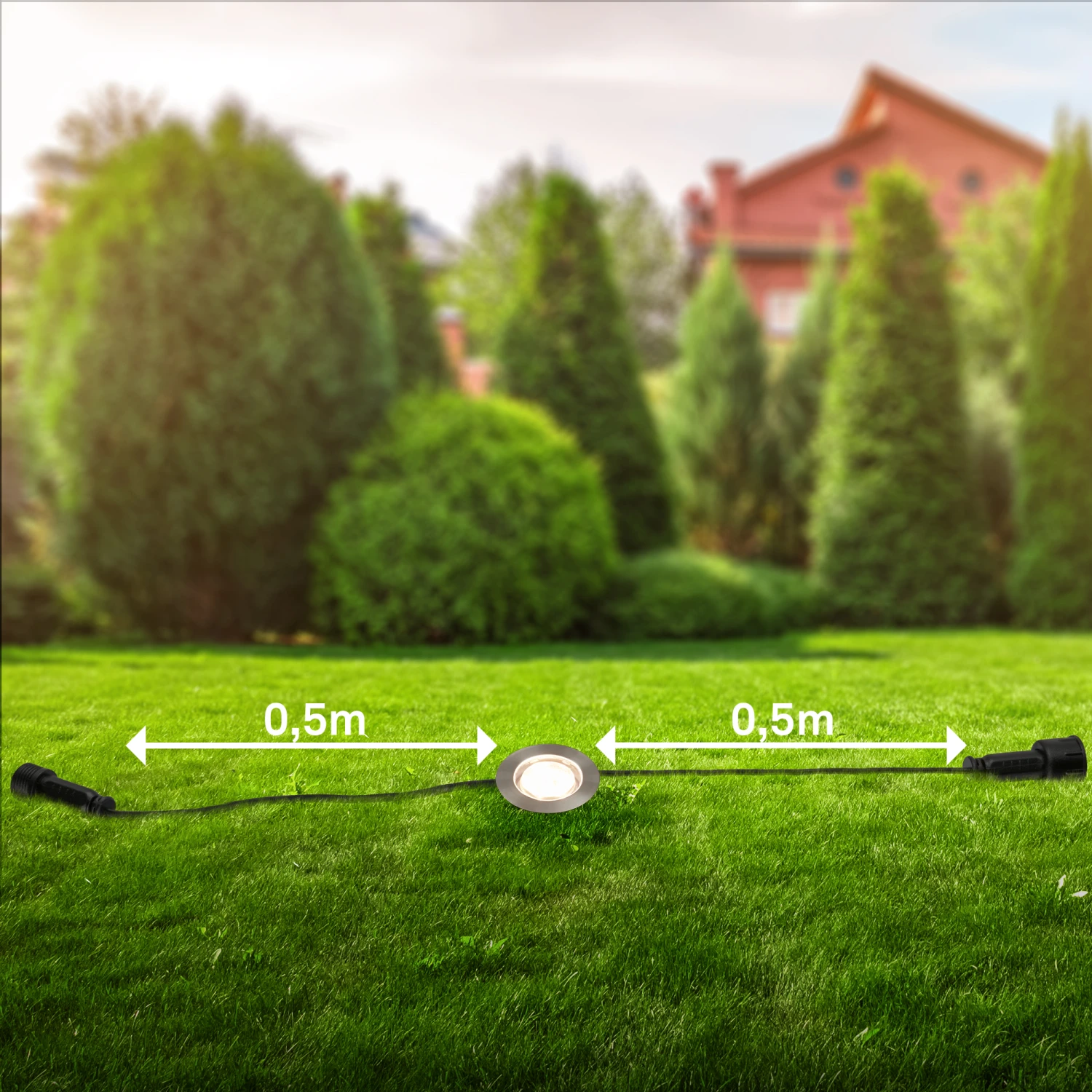 CONNECT TO SHINE Starterset Tilia Mit 3er Set LED Bodeneinbaustrahler, IP67 5 CONNECT TO SHINE Starterset Tilia Mit 3er Set LED Bodeneinbaustrahler, IP67 – Bild 5