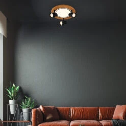 Deckenleuchte, 30 Cm, 3x GU10, Max. 9W, Schwarz -Briloner Store 9ade80526dfe3d1c718fbdb8bb0ed29a