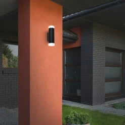 Außenleuchte 19,5 Cm Inkl. 2x GU10 4,7W 400lm Schwarz -Briloner Store 9c40dc13a8dd3797b8187243b5708646