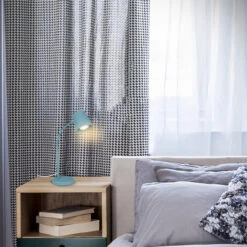 Tischleuchte, 38,5 Cm, 1x GU10, Max. 9W, Taubenblau -Briloner Store 9d79d9dc7007b8b9fb97c3028aec62c4