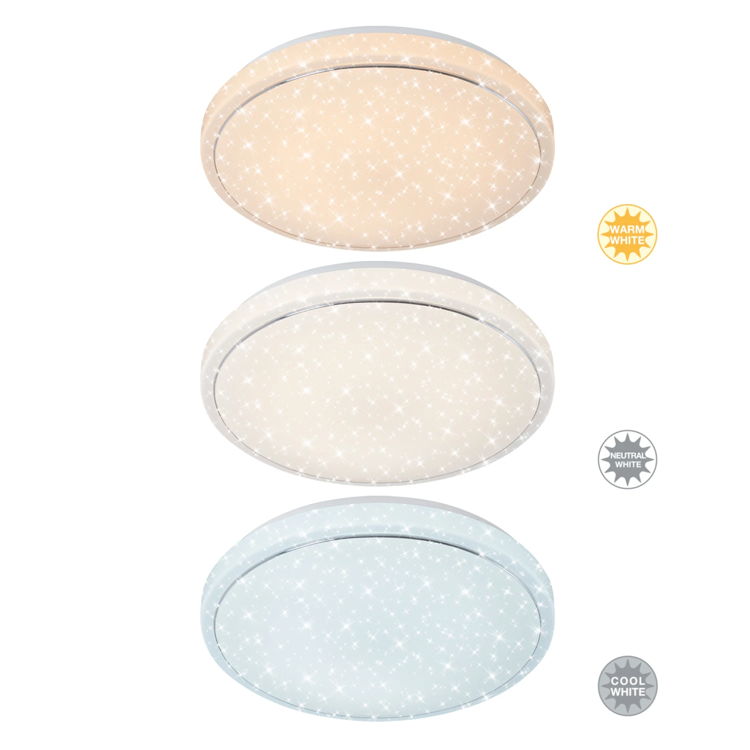 STERNENHIMMEL LED Deckenleuchte, Ø 56 Cm, 48 W, Weiß 5 STERNENHIMMEL LED Deckenleuchte, Ø 56 Cm, 48 W, Weiß – Bild 5