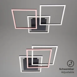 LED Deckenleuchte, 76,3 Cm, 30 W, Schwarz -Briloner Store a39ca9eadb253e2401426fb3b8fc0862