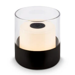 LED Akku-Tischleuchte, 10 Cm, 2W, 150lm Schwarz