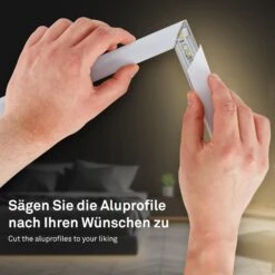 Pimp Your Stripe LED Strip 2m Mit Schalter + Alu-Profil Silber -Briloner Store a67dec01b153ecb737aee01879c5eec9