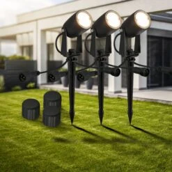 CONNECT TO SHINE Erweiterungsset Iris Mit 3er Set LED Gartenstrahler, IP65 -Briloner Store a76f2aea4fc8a74dc6ade541aade965b