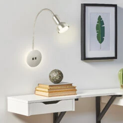 Backlight Wandleuchte, 39 Cm, 1x E14, Max. 10W, Matt-nickel -Briloner Store a8915cd428fbab51a2fbdeba6acb1d34