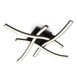 LED Wand- Und Deckenleuchte, 47,5 Cm, LED-Platine, 14,4 W, 350 Lm, Schwarz -Briloner Store a8beba2104d909e111f27aeaba3afcd2