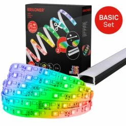 Pimp Your Stripe LED Strip 2m, Smart RGBW + Alu-Profil Schwarz
