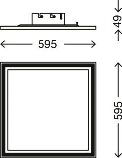 Sensor LED Panel, 59,5 Cm, 4100 LUMEN, 38 WATT, Weiß 9 Sensor LED Panel, 59,5 Cm, 4100 LUMEN, 38 WATT, Weiß -Briloner Store ac7c57b057fd96462361721cfa65d4a9