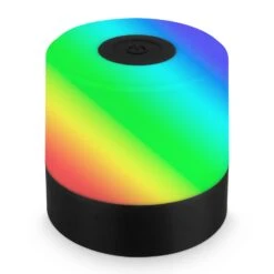 LED Akku-Tischleuchte, 7 Cm, USB-C, 1,5W, 100lm, Schwarz