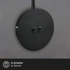 Backlight Wandleuchte, 39 Cm, 1x E14, Max. 10W, Schwarz -Briloner Store adc82a261cdd4179e50d66a03a2aca51