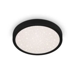 LED Außenleuchte, Ø28 Cm, LED-Platine, 2000 Lm, 18,5 W, Schwarz