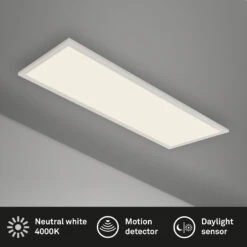 Sensor LED Panel, 119,5 Cm, 4100 LUMEN, 38 WATT, Weiß 8 Sensor LED Panel, 119,5 Cm, 4100 LUMEN, 38 WATT, Weiß -Briloner Store af086116b151240cedf796c57ae1e5b1