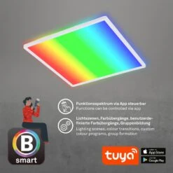 B Smart RGB/W-LED Panel, 42 Cm, LED-Platine, 22 W, 2700 Lm, Weiß -Briloner Store b smart rgb w led panel weiss a400a54a0c30b1f9db4d14a57f0cbc5a