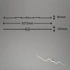 B Smart CCT LED Deckenleuchte, 227,2 Cm, LED-Platine, 24 W, 2600 Lm, Alufarbig-chrom 13 B Smart CCT LED Deckenleuchte, 227,2 Cm, LED-Platine, 24 W, 2600 Lm, Alufarbig-chrom -Briloner Store b smart wifi bluetooth cct led deckenleuchte alu chrom led masszeichnung 106a0a3550e50ed8b5fb478da2963930