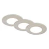 3er Set CTS Einbauleuchte, 9 Cm, 4,9W, 580lm Matt-nickel