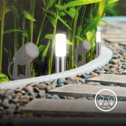 CONNECT TO SHINE Erweiterungsset Junca Mit 3er Set LED Wegeleuchten, IP44 17 CONNECT TO SHINE Erweiterungsset Junca Mit 3er Set LED Wegeleuchten, IP44 -Briloner Store b4ea414e9378dc453d2d545a68b6812c