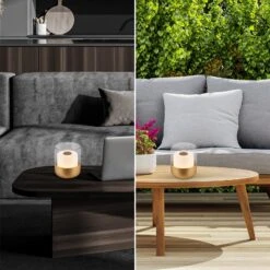 LED Akku-Tischleuchte, 10 Cm, 2W, 150lm, Goldfarben -Briloner Store b82c840a18c13a340fba30024edd3c96