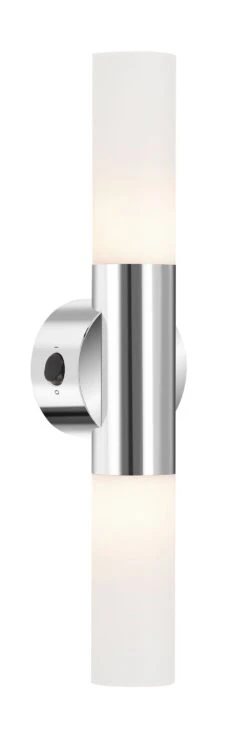 Wandleuchte 33 Cm 2x Exkl E14 9W Chrom