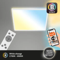 CCT LED Panel, 42 Cm, 22 W, 3000 Lm, Weiß -Briloner Store bsmart wifi bluetoothultraflache s cct led panel mit backlighteffekt freisteller2 fdc9649726b00692f58dea90240c1f4d