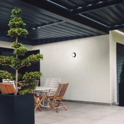 SENSOR LED Außenleuchte, Ø 17 Cm, 12 W, Schwarz 13 SENSOR LED Außenleuchte, Ø 17 Cm, 12 W, Schwarz -Briloner Store c1153bd11b595321a257b3c582f9b1c9